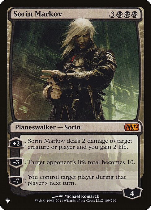 Sorin Markov (The List) Light Play