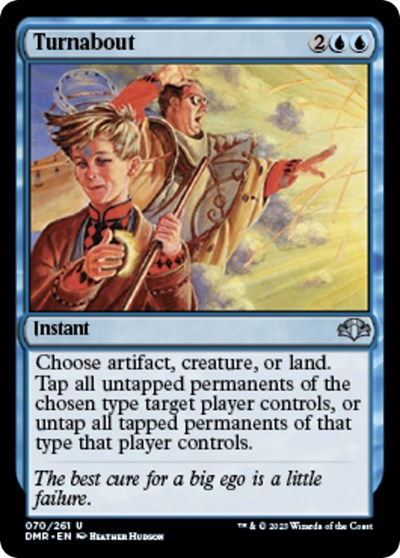 Turnabout (Dominaria Remastered) Light Play Foil