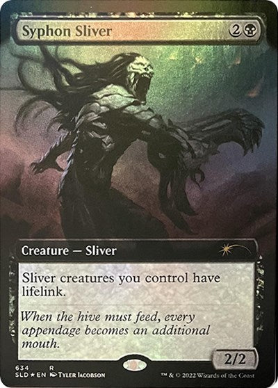 Syphon Sliver (Extended Art) (Secret Lair) Medium Play Foil