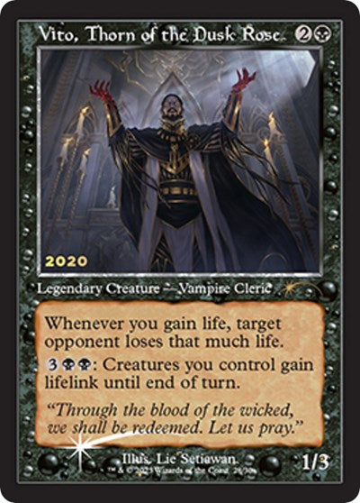 Vito, Thorn of the Dusk Rose (Promos: 30th Anniversary Promos) Medium Play Foil