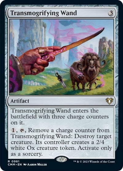 Transmogrifying Wand (Commander Masters) Medium Play