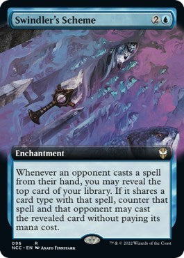 Swindler's Scheme (Extended Art) (Commander: Streets of New Capenna) Near Mint