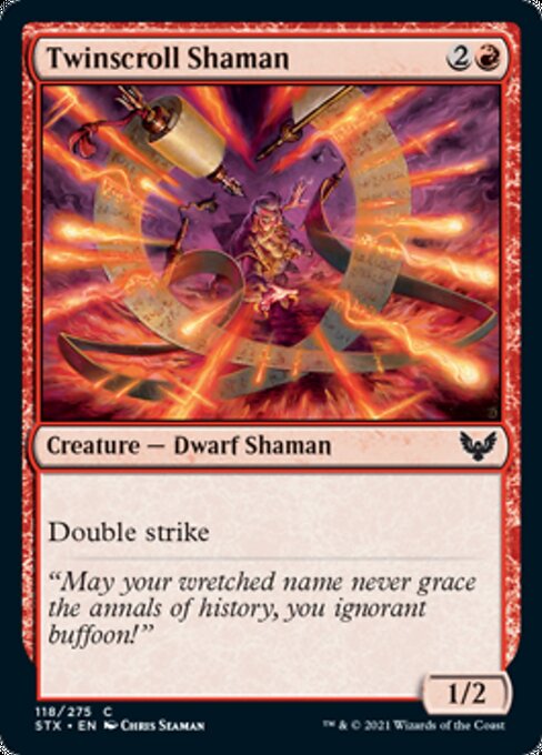 Twinscroll Shaman (Strixhaven) Light Play