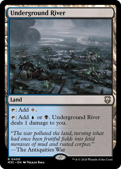 Underground River (Ripple Foil) (Commander: Modern Horizons 3) Near Mint Foil