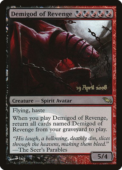 Demigod of Revenge (Promos: Prerelease Cards) Medium Play Foil