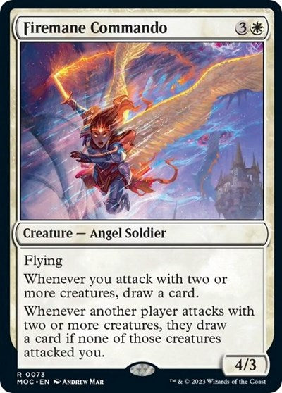 Firemane Commando (Commander: March of the Machine) Near Mint Foil