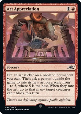 Art Appreciation (Unfinity) Near Mint Foil