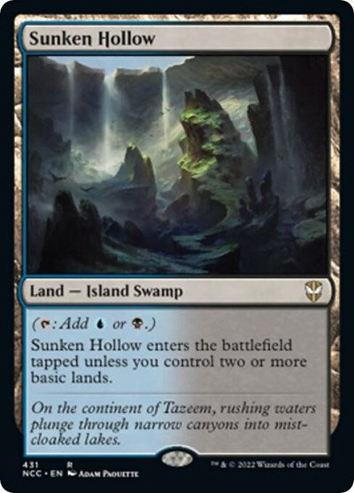 Sunken Hollow (Commander: Streets of New Capenna) Light Play