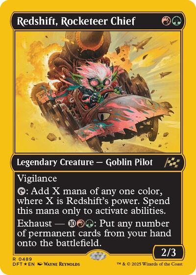 Redshift Rocketeer Chief First Place Foil|0|0|0.00