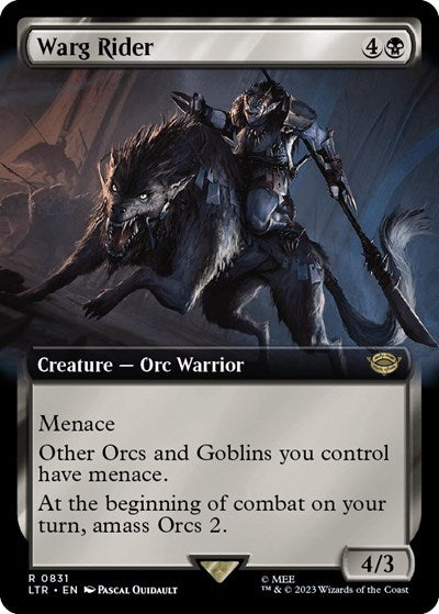 Warg Rider Extended Art|0|0|0.00