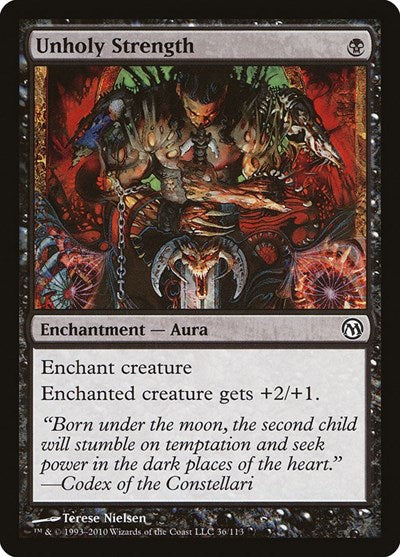 Unholy Strength (Duels of the Planeswalkers) Medium Play