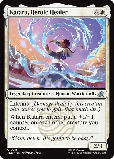 Katara, Heroic Healer (Avatar: The Last Airbender: Eternal-Legal) Near Mint Foil