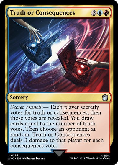 Truth or Consequences (Universes Beyond: Doctor Who) Near Mint Foil