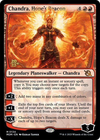 Chandra, Hope's Beacon (Promos: Prerelease Cards) Light Play Foil