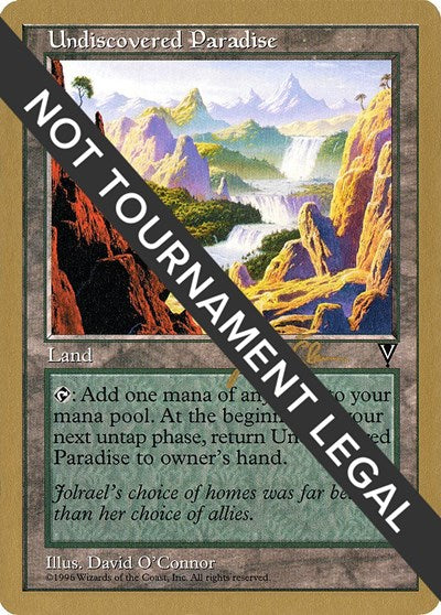 Undiscovered Paradise - 1997 Jakub Slemr (VIS) (World Championship Decks) Medium Play