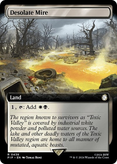 Desolate Mire (Extended Art) (Universes Beyond: Fallout) Near Mint Foil