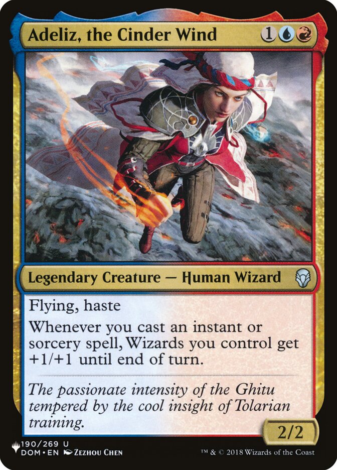 Adeliz, the Cinder Wind (The List) Near Mint