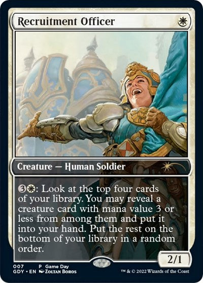 Recruitment Officer (Promos: Game Day and Store Championship) Light Play