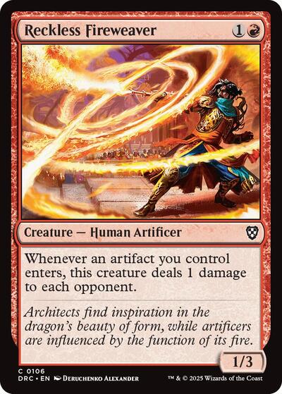 Reckless Fireweaver|0|0|0.00