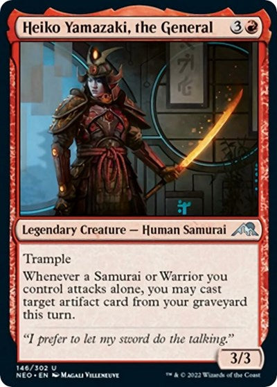 Heiko Yamazaki, the General (Kamigawa: Neon Dynasty) Medium Play