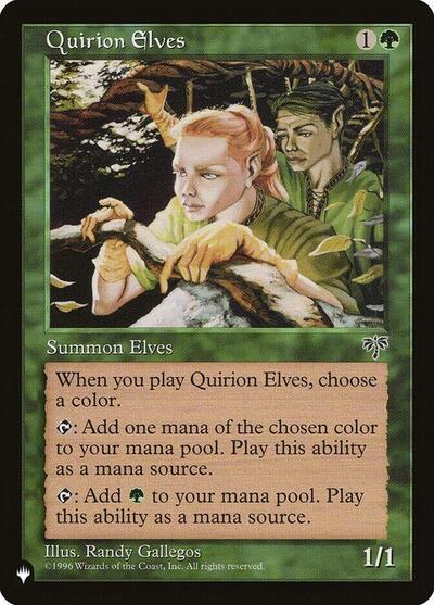 Quirion Elves (The List) Light Play