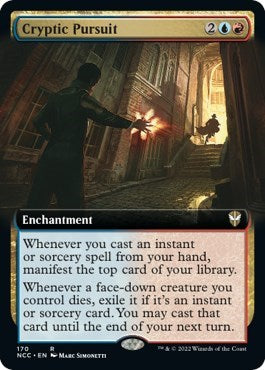 Cryptic Pursuit (Extended Art) (Commander: Streets of New Capenna) Near Mint