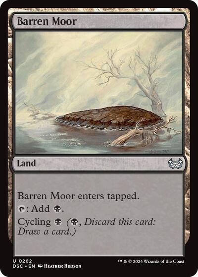 Barren Moor (Commander: Duskmourn: House of Horror) Near Mint