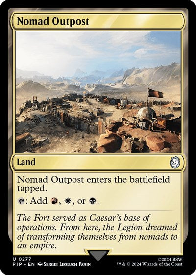 Nomad Outpost (Universes Beyond: Fallout) Light Play Foil