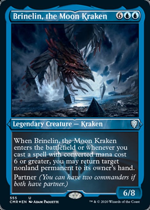 Brinelin, the Moon Kraken (Foil Etched) (Commander Legends) Near Mint Foil