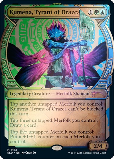 Kumena, Tyrant of Orazca (Rainbow Foil) (Secret Lair) Near Mint Foil