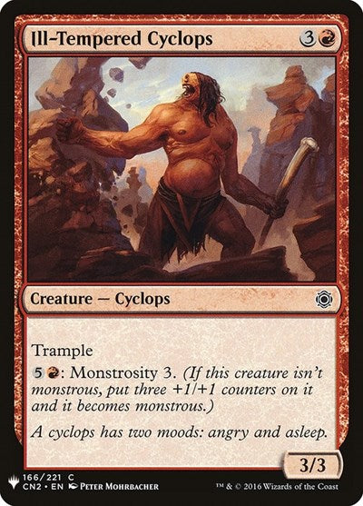 Ill-Tempered Cyclops (Mystery Booster) Light Play