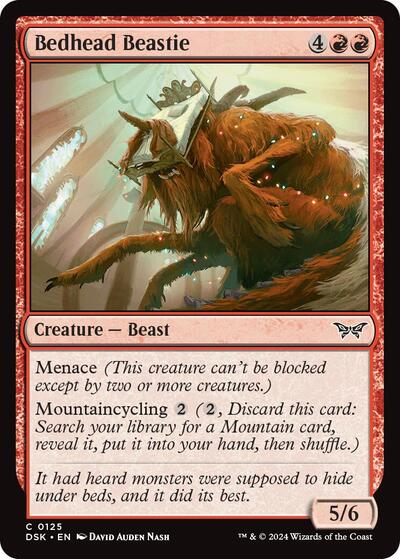Bedhead Beastie (Duskmourn: House of Horror) Near Mint