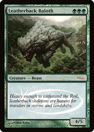 Leatherback Baloth (Promos: WPN and Gateway) Light Play Foil
