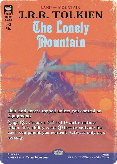The Lonely Mountain (Borderless) (The Hobbit) Damaged / Poor Foil