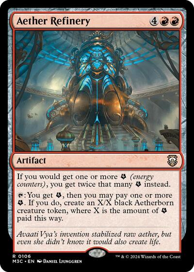 Aether Refinery (Commander: Modern Horizons 3) Light Play