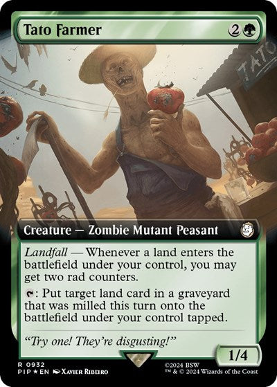 Tato Farmer (Extended Art) (Surge Foil) (Universes Beyond: Fallout) Near Mint Foil