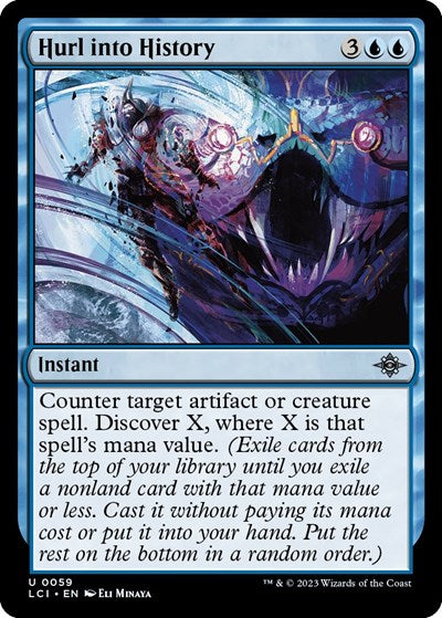 Hurl into History (The Lost Caverns of Ixalan) Light Play Foil