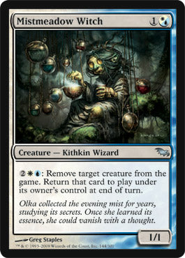 Mistmeadow Witch (Shadowmoor) Medium Play Foil