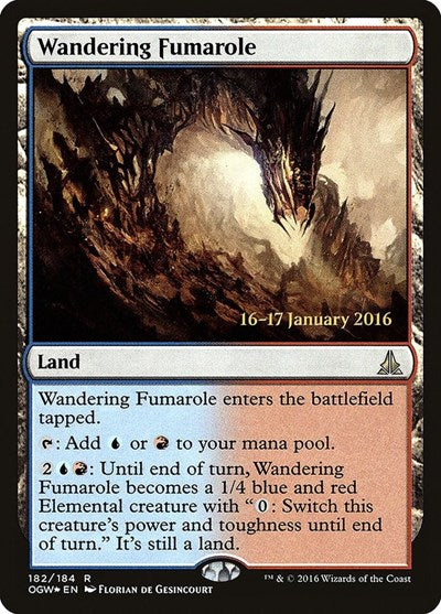 Wandering Fumarole (Promos: Prerelease Cards) Medium Play Foil