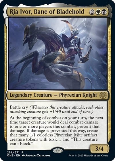 Ria Ivor, Bane of Bladehold (Phyrexia: All Will Be One) Light Play Foil