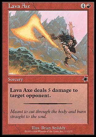 Lava Axe (Starter 1999) Light Play