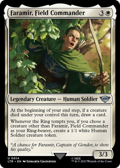 Faramir, Field Commander (Universes Beyond: The Lord of the Rings: Tales of Middle-earth) Light Play Foil