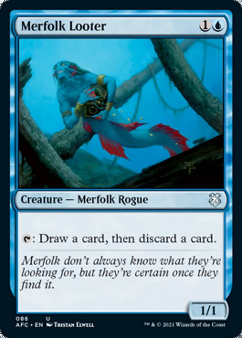 Merfolk Looter (Commander 2021 Forgotten Realms) Near Mint