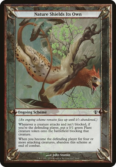 Nature Shields Its Own (Archenemy) (Oversize Cards) Near Mint