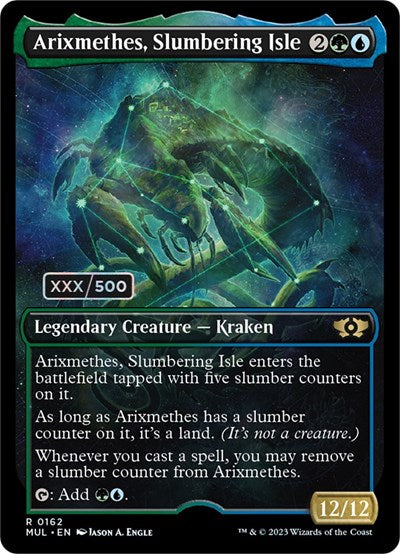 Arixmethes, Slumbering Isle (Serialized) (March of the Machine: Multiverse Legends) Near Mint Foil