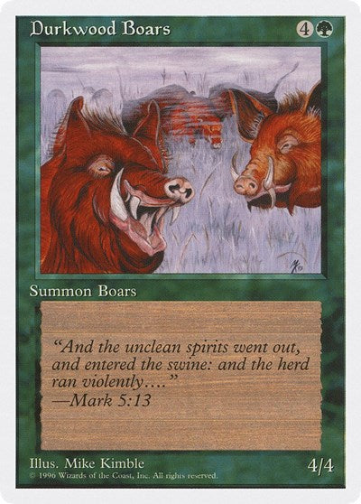 Durkwood Boars (Introductory Two-Player Set) Near Mint