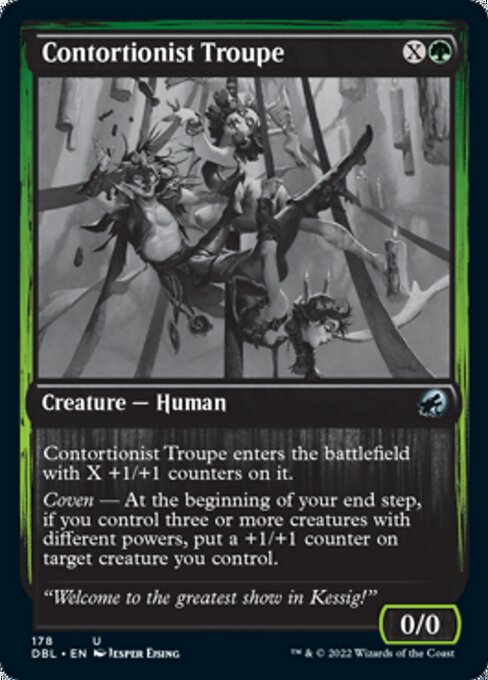Contortionist Troupe (Innistrad: Double Feature) Light Play Foil