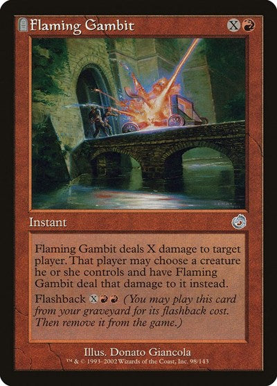 Flaming Gambit (Torment) Medium Play