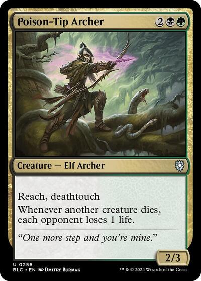 Poison-Tip Archer (Commander: Bloomburrow) Light Play