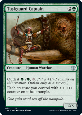Tuskguard Captain (Commander 2020 Zendikar Rising) Near Mint